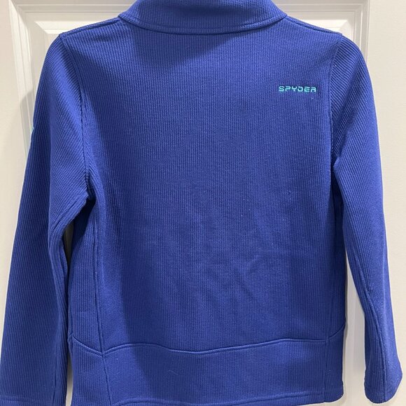 Spyder Kids Blue Zip Up Jacket - Picture 2 of 3